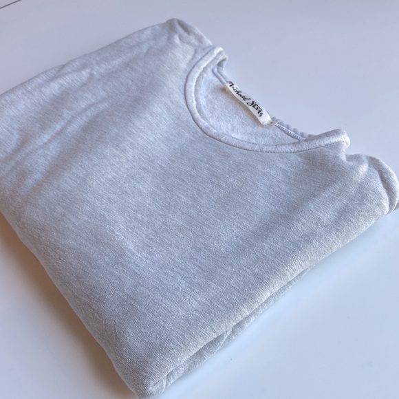 Michael Stars modern lounge terry sweatshirt - Picture 3 of 9